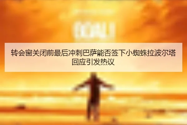 转会窗关闭前最后冲刺巴萨能否签下小蜘蛛拉波尔塔回应引发热议 - kaiyun